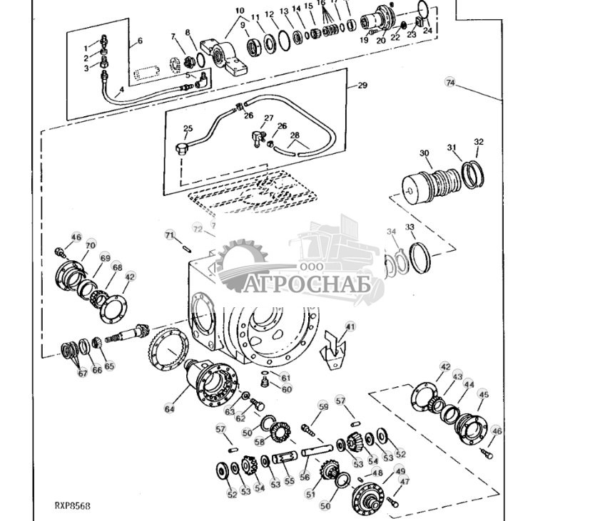 Differential Front AXLE Assembly 